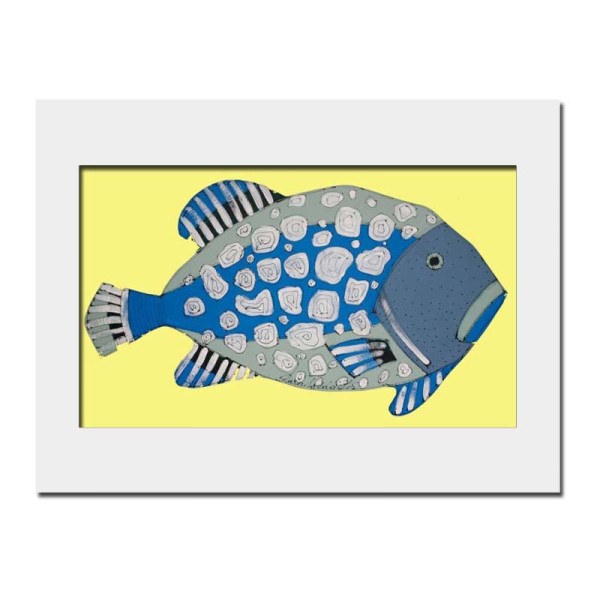 Grouper in Yellow Background
